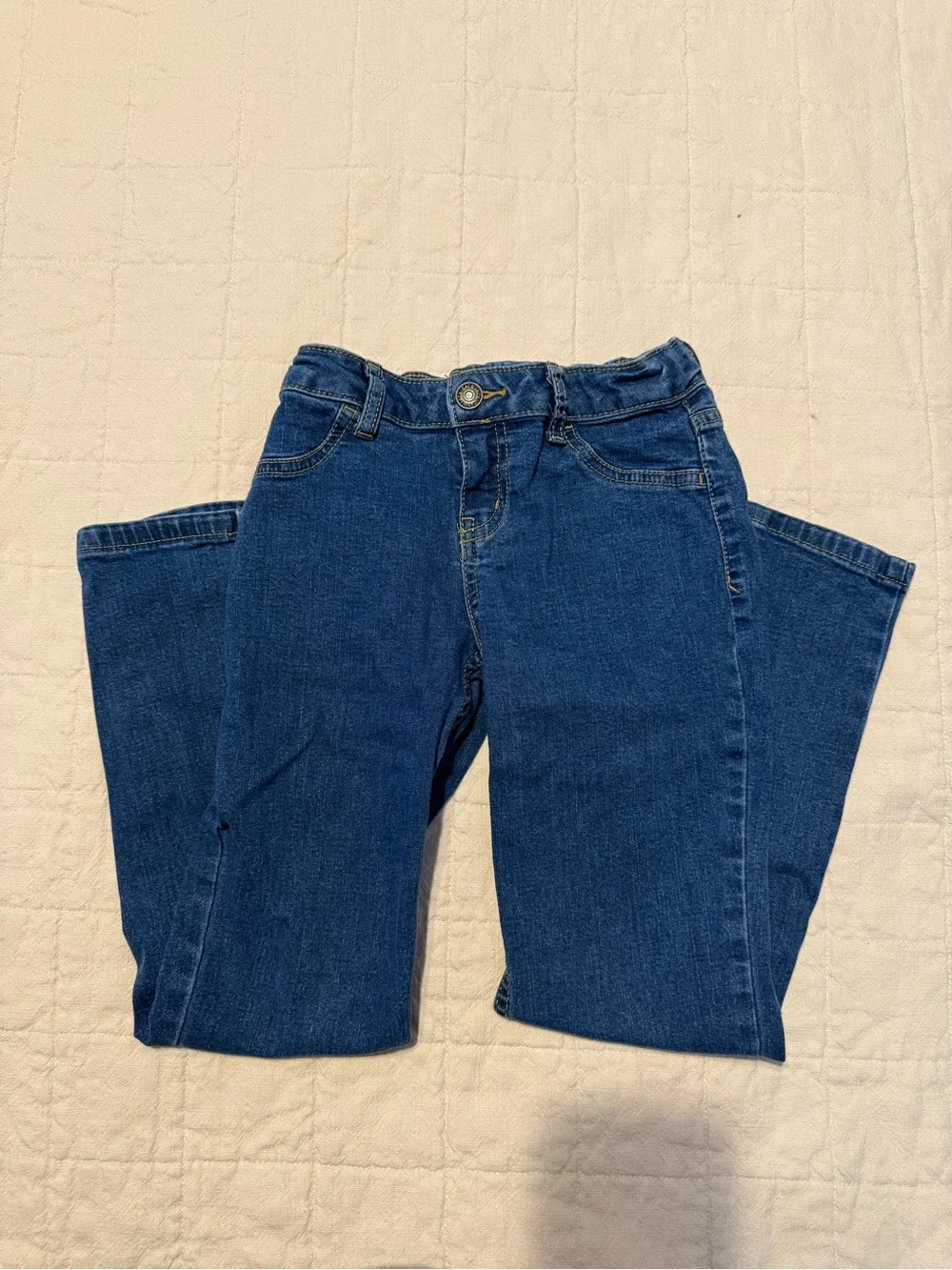 Cat & Jack Boy’s Skinny Jeans in Dark Blue Wash